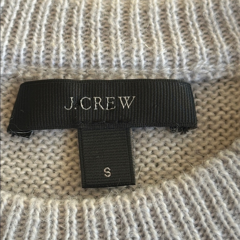 J. Crew | Wool/Mohair Blend Fairisle/Aztec Crewneck Sweater, Size S - Picture 4 of 8